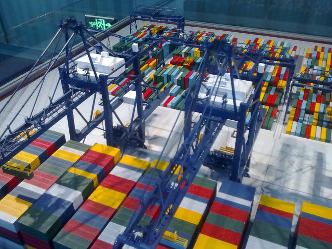 铜川港口集装箱堆场